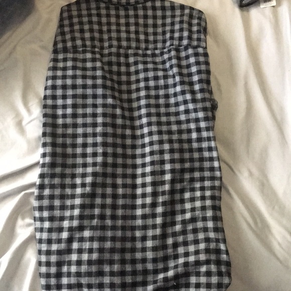 Men’s grey and black XL flannel shirt - Picture 5 of 5